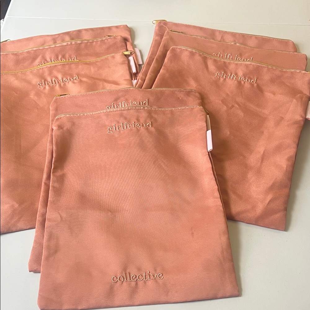Girlfriend Collective Coral Pouch Set of Lot 8